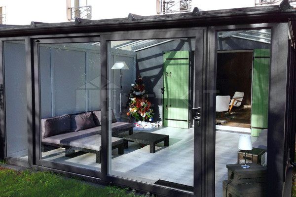 Photo n°2 of the Veranda NORWICH V4 Glazing without Transom