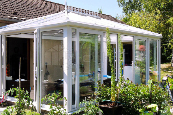 Photo n°3 of the Veranda NOTTINGHAM V1 on Low Wall