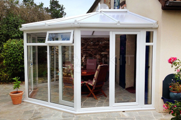 Photo n°3 of the Veranda OXFORD V1 on Low Wall