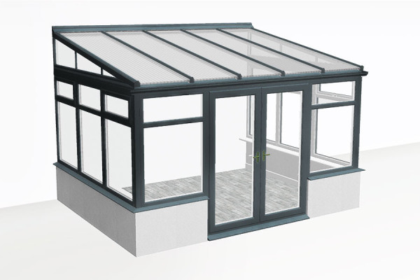 Photo n°1 of the MANCHESTER V1 Conservatory on Low Wall