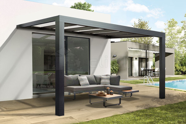 Photo n°2 of the HORIZON Aluminium Pergola