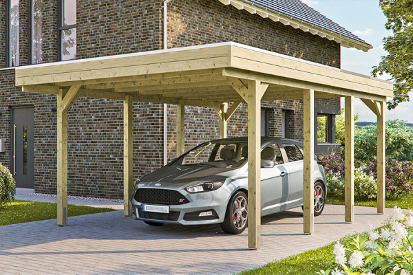Photo n°2 of the FRIESLAND Self-Supporting Wood Carport