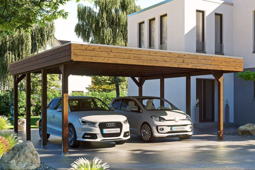 Photo #1 of the FRIESLAND XL Freestanding Wooden Carport
