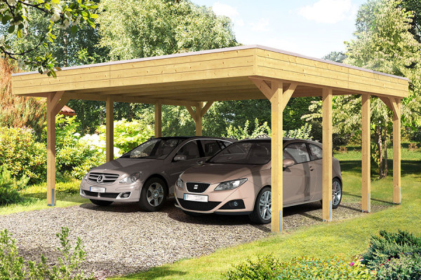 Photo n°5 of the FRIESLAND XL Self-Supporting Wood Carport