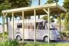 Photo n°2 du Carport Bois FRIESLAND CARAVAN Autoporté
