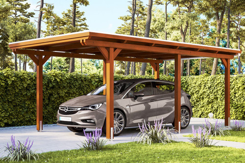 Photo n°1 of the EMSLAND Self-Supporting Wood Carport