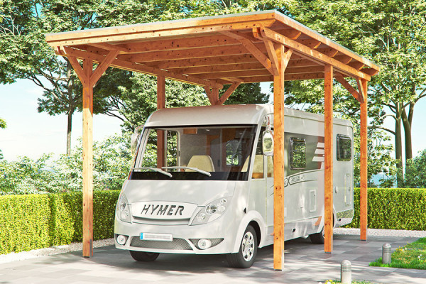 Photo no. 2 of the EMSLAND CARAVAN Freestanding Wood Carport