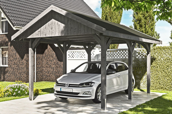 Photo no. 2 of the WALLGAU Freestanding Wood Carport