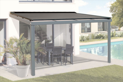 Photo n°1 of the WINSOL Roof Blind for Pergola and Veranda