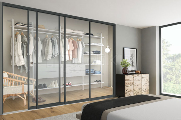 Photo n°3 de la Porte Vitrée pour Dressing Coulissante