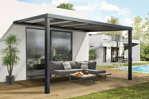 Photo n°1 of the ECOLINE Aluminium Pergola