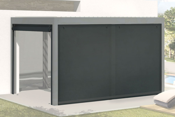 Photo #1 of the CLOSEO Opaque Closure Cover for PergolaPhoto #1 of the CLOSEO Opaque Closure Cover for Pergola