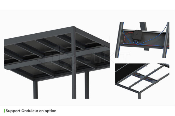 Inverter Support for CLIMALUX Solar Carport
