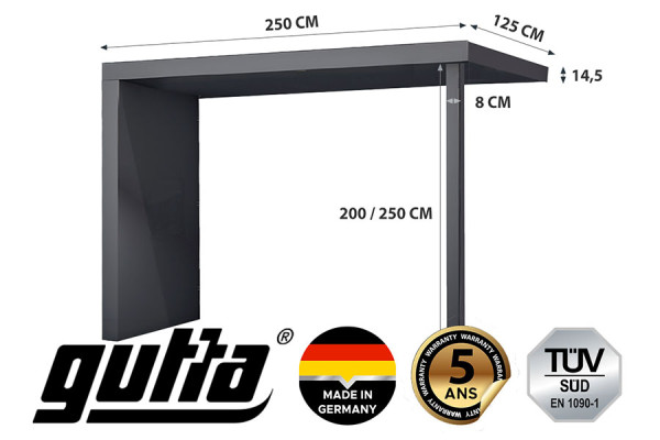 Diagram of the BS XL Entrance Door Canopy
