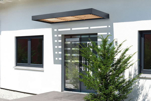 Photo n°2 de l'Auvent de Porte d'Entrée BS TIMBER-LINE