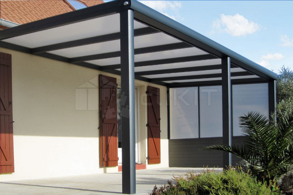 Photo n°3 of the Mixed Side Panel for Pergola