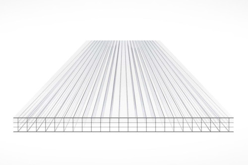 Schéma de la Plaque Polycarbonate 10mm 4P Opal