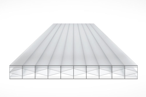 Schéma de la Plaque Polycarbonate 16mm TOP-X6 Clair
