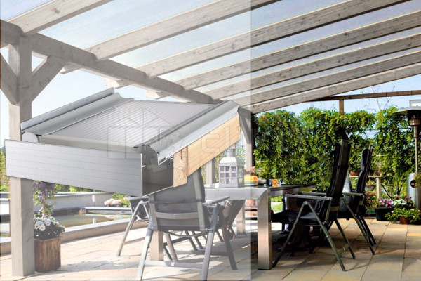 Photo no. 2 of the PERGOLUX ECO Roof Cover Kit