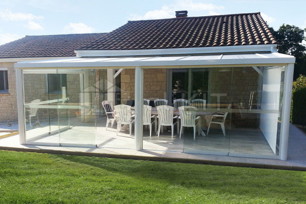 Photo #5 of the Glass Enclosure for Pergola