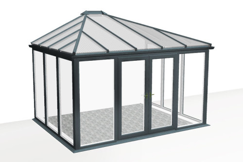 Photo n°1 de la Véranda NORWICH V4 Vitrage sans Imposte