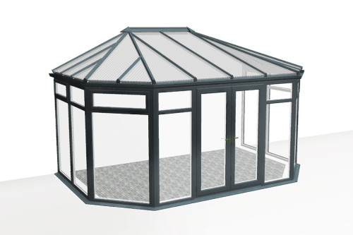 Photo n°1 de la Véranda GREENWICH V2 Vitrage complet