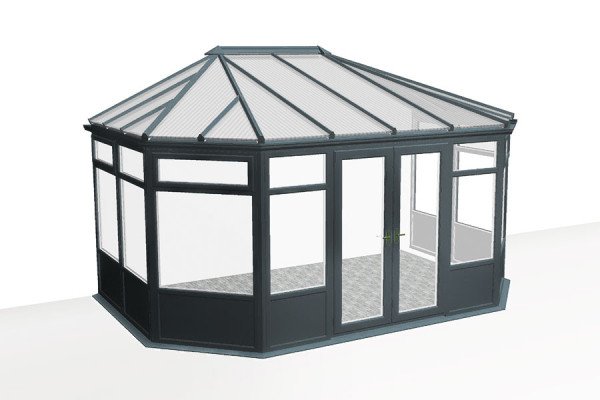 Photo n°1 of the GREENWICH V3 Veranda Full Base Wall