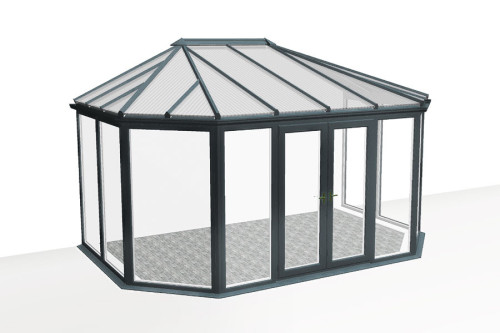 Photo No. 1 of the GREENWICH V4 Veranda Glazing without Transom