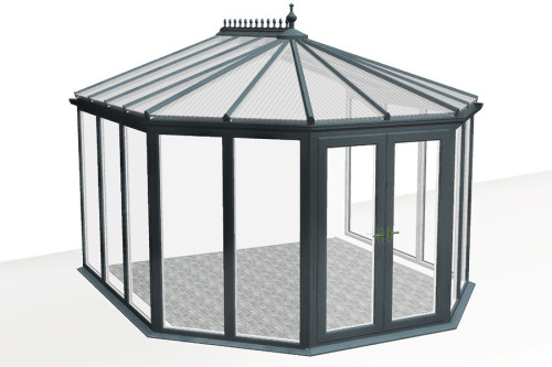 Photo n°1 de la Véranda OXFORD V4 Vitrage sans Imposte