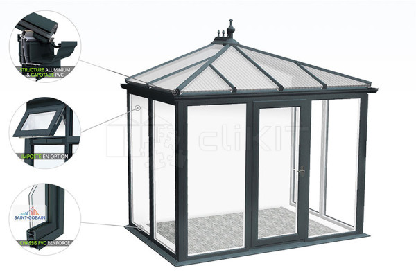 Diagram of the BRIGHTON V4 Entrance Porch Windows without Transom